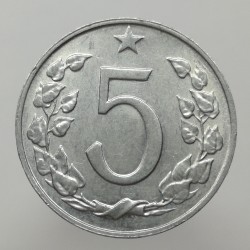 1973 - 5 halier, Československo 1960 - 1990