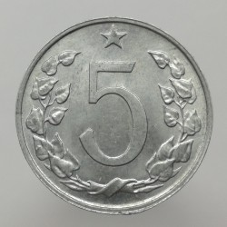 1974 - 5 halier, Československo 1960 - 1990