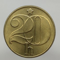 1990 - 20 halier, Československo 1960 - 1990