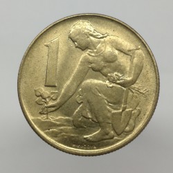 1986 - 1 koruna, Československo 1960 - 1990