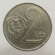 1986 - 2 koruna, Československo 1960 - 1990
