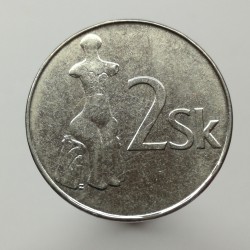 2007 - 2 koruna, Slovensko 1993 - 2008