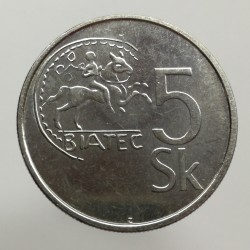 2007 - 5 koruna, Slovensko 1993 - 2008