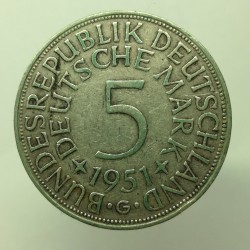 1951 G - 5 mark, Nemecko