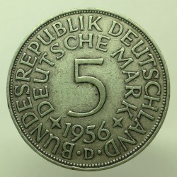 1956 D - 5 mark, Nemecko