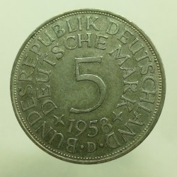 1958 D - 5 mark, Nemecko