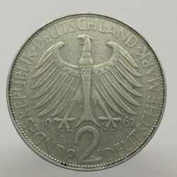 1962 G - 2 mark, M. Planck, Bundesrepublik Deutschland, Nemecko