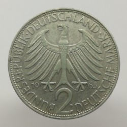 1963 F - 2 mark, M. Planck, Bundesrepublik Deutschland, Nemecko