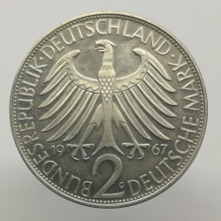 1967 G - 2 mark, M. Planck, Bundesrepublik Deutschland, Nemecko