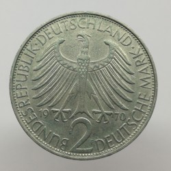 1970 F - 2 mark, M. Planck, Bundesrepublik Deutschland, Nemecko