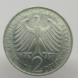 1970 G - 2 mark, M. Planck, Bundesrepublik Deutschland, Nemecko