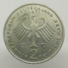 1971 J - 2 mark, T. Heuss, Bundesrepublik Deutschland, Nemecko