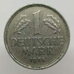 1954 D - 1 mark, Bundesrepublik Deutschland, Nemecko
