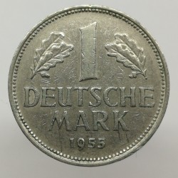 1955 D - 1 mark, Bundesrepublik Deutschland, Nemecko
