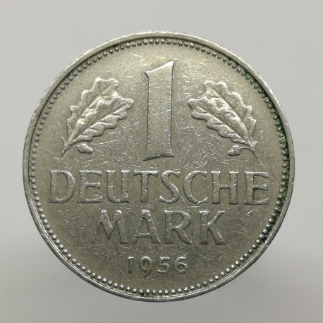 1956 J - 1 mark, Bundesrepublik Deutschland, Nemecko