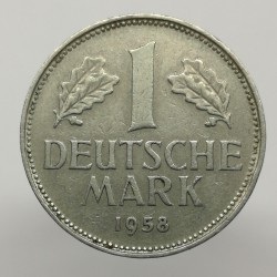 1958 D - 1 mark, Bundesrepublik Deutschland, Nemecko