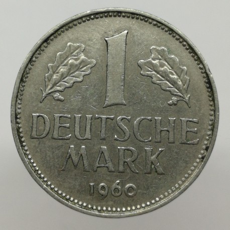 1960 J - 1 mark, Bundesrepublik Deutschland, Nemecko
