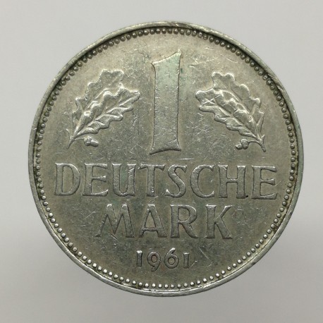 1961 D - 1 mark, Bundesrepublik Deutschland, Nemecko