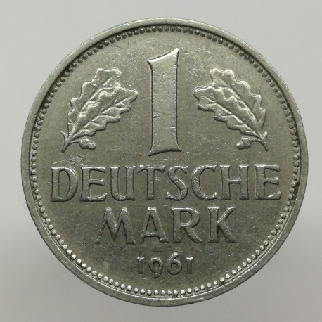 1961 F - 1 mark, Bundesrepublik Deutschland, Nemecko