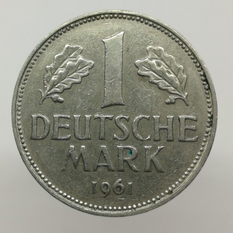 1961 G - 1 mark, Bundesrepublik Deutschland, Nemecko