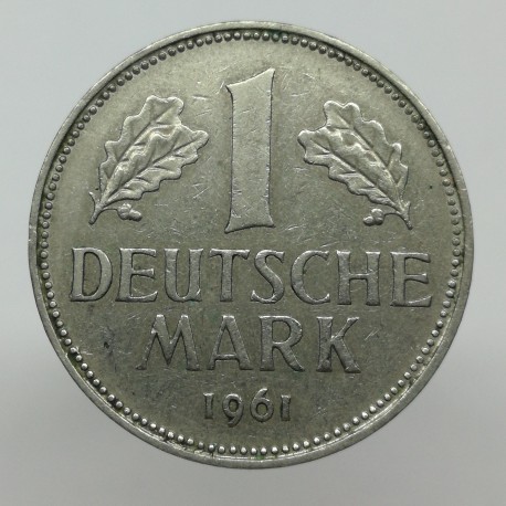 1961 J - 1 mark, Bundesrepublik Deutschland, Nemecko