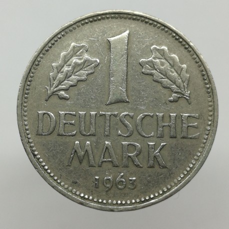 1963 D - 1 mark, Bundesrepublik Deutschland, Nemecko