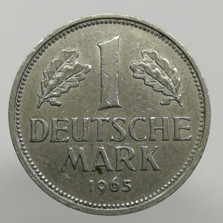 1965 J - 1 mark, Bundesrepublik Deutschland, Nemecko