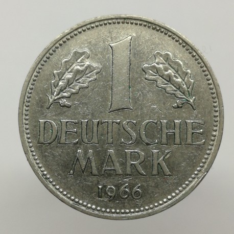 1966 D - 1 mark, Bundesrepublik Deutschland, Nemecko
