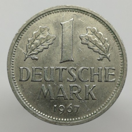 1967 J - 1 mark, Bundesrepublik Deutschland, Nemecko