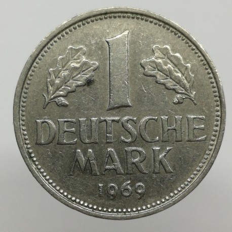 1969 G - 1 mark, Bundesrepublik Deutschland, Nemecko