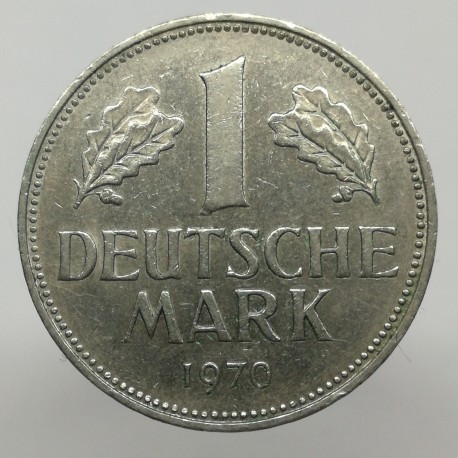 1970 G - 1 mark, Bundesrepublik Deutschland, Nemecko