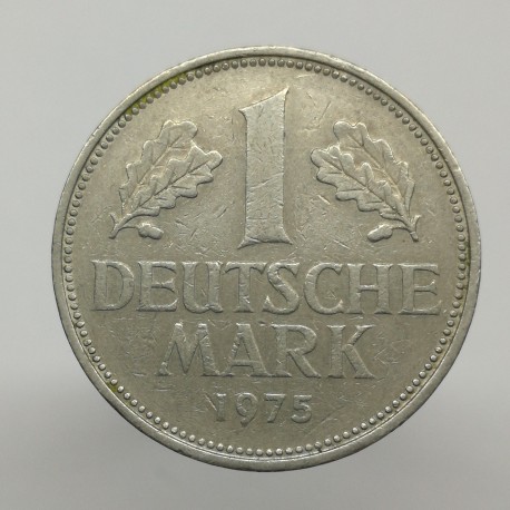 1975 G - 1 mark, Bundesrepublik Deutschland, Nemecko