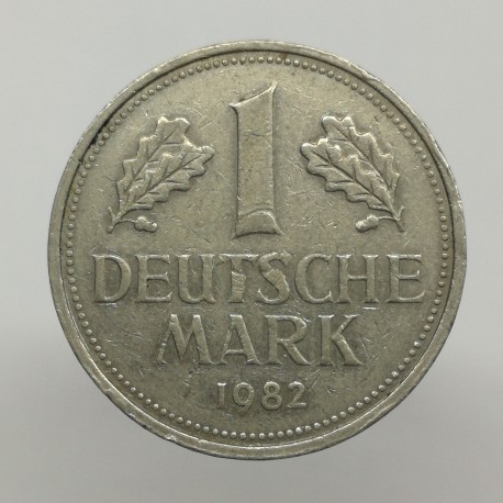 1982 J - 1 mark, Bundesrepublik Deutschland, Nemecko