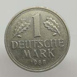 1988 D - 1 mark, Bundesrepublik Deutschland, Nemecko