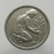 1949 J - 50 pfennig, Bundesrepublik Deutschland, Nemecko