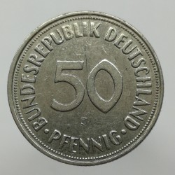 1967 J - 50 pfennig, Bundesrepublik Deutschland, Nemecko