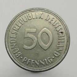 1969 J - 50 pfennig, Bundesrepublik Deutschland, Nemecko