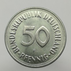 1971 F - 50 pfennig, Bundesrepublik Deutschland, Nemecko