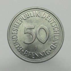 1974 F - 50 pfennig, Bundesrepublik Deutschland, Nemecko