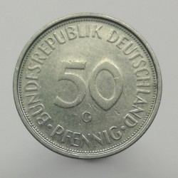 1974 G - 50 pfennig, Bundesrepublik Deutschland, Nemecko