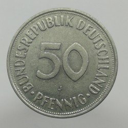 1974 J - 50 pfennig, Bundesrepublik Deutschland, Nemecko