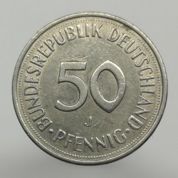 1981 J - 50 pfennig, Bundesrepublik Deutschland, Nemecko