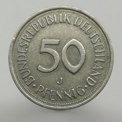 1982 J - 50 pfennig, Bundesrepublik Deutschland, Nemecko