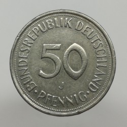 1983 J - 50 pfennig, Bundesrepublik Deutschland, Nemecko