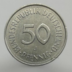 1989 J - 50 pfennig, Bundesrepublik Deutschland, Nemecko