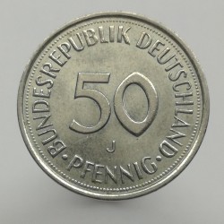1991 J - 50 pfennig, Bundesrepublik Deutschland, Nemecko