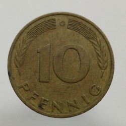 1976 G - 10 pfennig, Bundesrepublik Deutschland, Nemecko