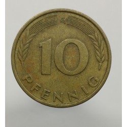 1978 G - 10 pfennig, Bundesrepublik Deutschland, Nemecko