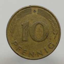 1979 D - 10 pfennig, Bundesrepublik Deutschland, Nemecko