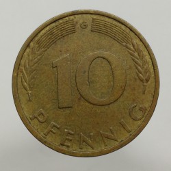 1979 G - 10 pfennig, Bundesrepublik Deutschland, Nemecko